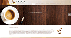 Desktop Screenshot of kaffeeservice.de