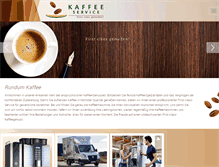 Tablet Screenshot of kaffeeservice.de
